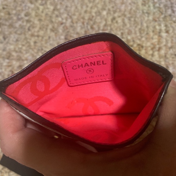 ♦️Chanel Black Cambon lambskin credit card holder - Picture 2 of 4